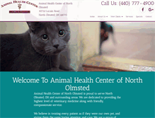 Tablet Screenshot of animalhealthcenterofnortholmsted.com